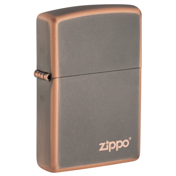 Zippo Rustic Bronze Zippo Logo 49839ZL